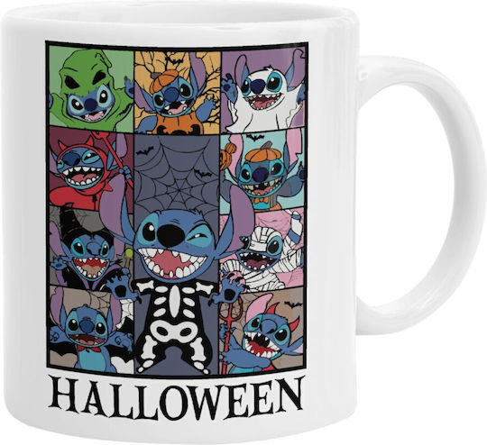 Koupakoupa Halloween Becher Keramik Weiß 330ml