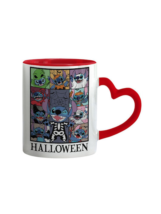 Koupakoupa Halloween Becher Keramik Rot 330ml
