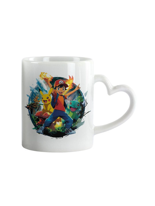 Koupakoupa Ash Ketchum & Pikachu Becher Keramik...