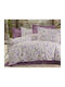 MayHome Sheet Sets Semi-Double with Elastic 120x200+25cm. Floral 3pcs