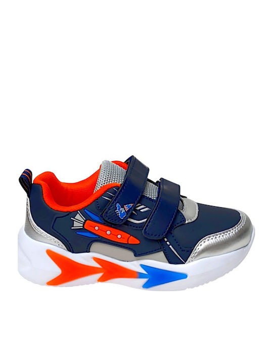 Kinder Sneaker mit Bügel- und Schleifenverschluss Marineblau