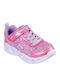 Heart Παιδικά Sneakers High με Σκρατς & Φωτάκια Ροζ