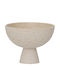 Urban Nature Culture Amsterdam Ceramic Salad Bowl White 14.5x14.5x10.5cm
