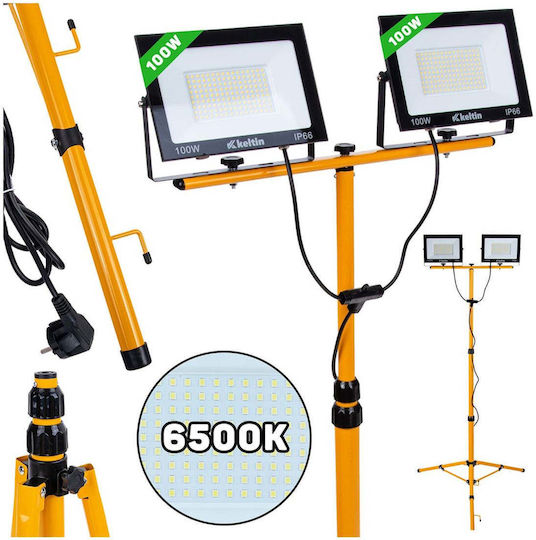 Geko Lanterna de lucru cu balast LED IP66 cu luminozitate până la 10lm