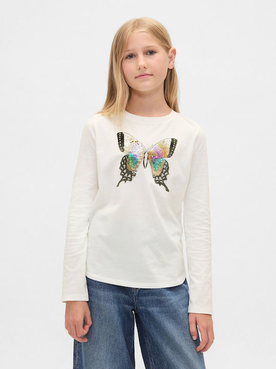 Bluză pentru copii Cu mânecă lungă Off White Graphic