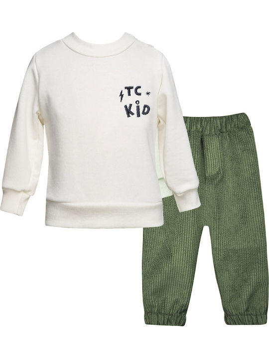 Kids' Set with Pants Winter 2pcs Khaki