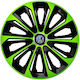 Set 4 Extra Strong Green R16 Wheel Covers Vw Car Range