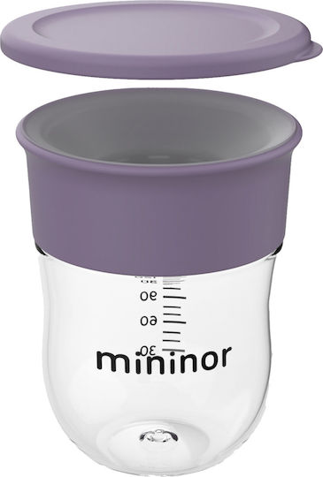 Mininor Παιδικό Ποτηράκι από Πλαστικό Λιλά 220ml
