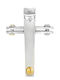 Xryseio Women's White Gold Cross 18K