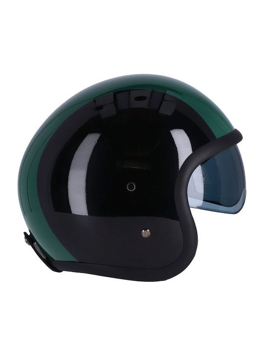 Roeg Sundown Green / Black Κράνος Μηχανής Jet E...