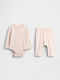 GAP Baby Bodysuit Long-Sleeved Barely Pink