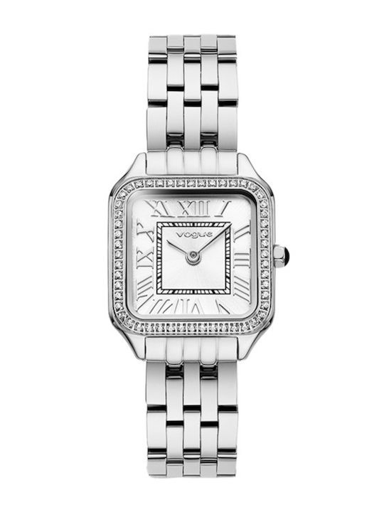 Vogue Women's Watch with Silver Metal Bracelet