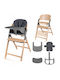 Lionelo Megan Highchair 3 in 1 & Fabric Seat Gray