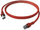 Easylan S/FTP Cat.6a Ethernet Network Cable 1.5m Red 1pcs