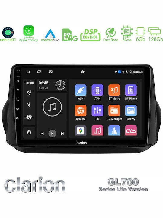 Clarion Автомобилна Аудио Система (Блутут/USB/WiFi/GPS/Apple-Carplay/Android-Auto) с Тъчскрийн 10"