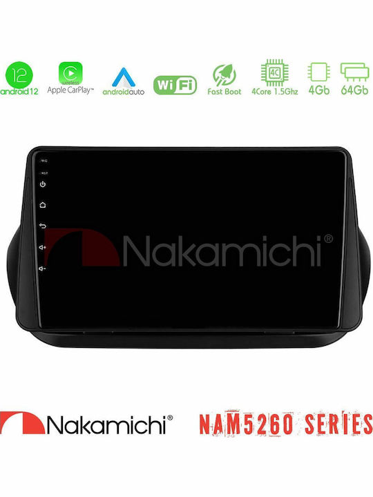 Nakamichi Автомобилна Аудио Система (Блутут/USB/AUX/WiFi/GPS/Apple-Carplay/Android-Auto) с Тъчскрийн 10"