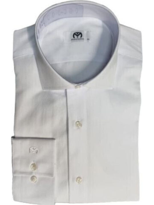 Long-sleeved Cotton Shirt White
