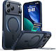 ESR Classic Hybrid Halolock Kickstand Back Cover Metallic Blue (iPhone 18 Pro Max / 17 Pro Max)