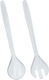 Metaltex Plastic Serving Utensil Set Transparent