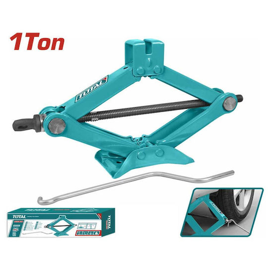 Total Mechanical Scissor Car Jack for Load Weight up to 1 Ton