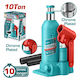 Total Hydraulic Bottle Jack with Lifting Capacity up to 48.8cm and Weight Capacity up to 7.4 Tons