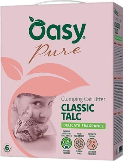 Oasy Bentonite Cat Litter with Scent Baby Powder 10lt