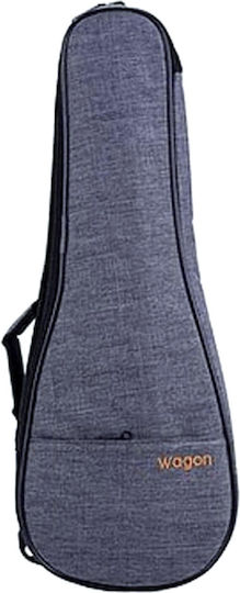 Wagon Case Wasserdicht Hülle Ukulele Gepolstert Gray