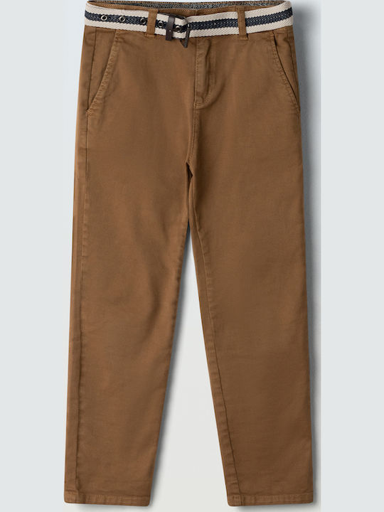 Pantaloni din Material Textil pentru Copii CAFE