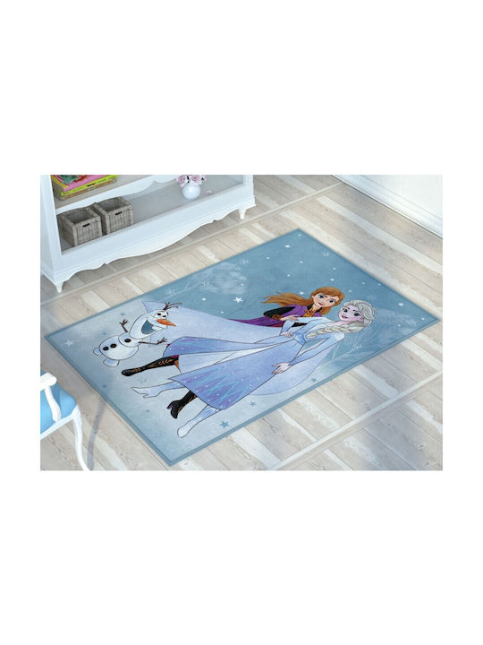 Tac Παιδικό Χαλί Frozen Μπλε 80x120cm