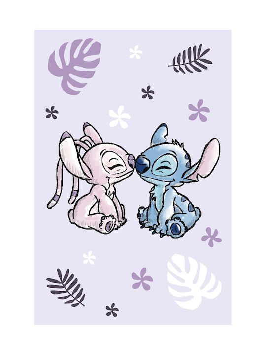 Disney Κουβέρτα Fleece Lilo Stitch Purple 150x100εκ.