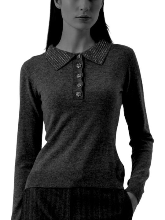 Γυναικεία Polo Μπλούζα Black
