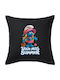 Smurfs Kids Throw Pillow Black 100% Cotton Includes Filling 50x50cm