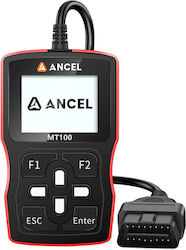 Ancel Mt100 Διαγνωστικό Αυτοκινήτου Ψηφιακό OBD 2 με Καλώδιο