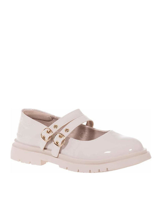 Mayoral Kids Patent Leather Ballerinas with Adj...