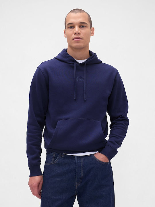 GAP Суитшърт с Качулка New Navy