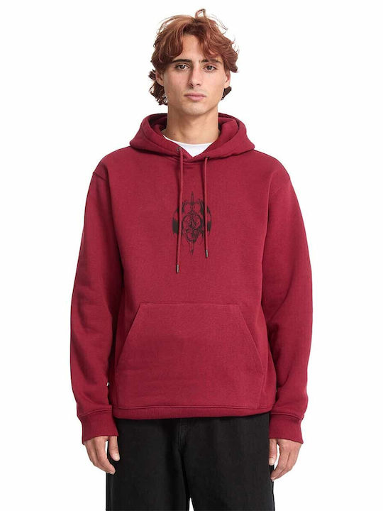 Noder Po Hoodie Φούτερ με Κουκούλα Pepper Red