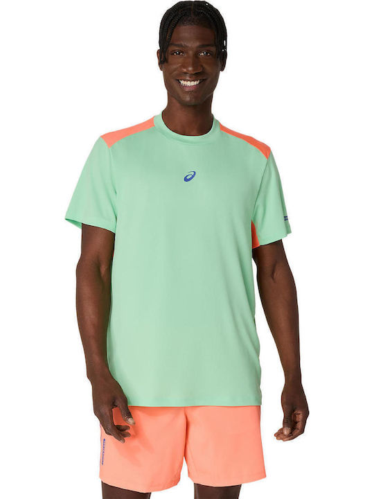 ASICS Court 2041A349-300 Ανδρική Μπλούζα Πράσινη