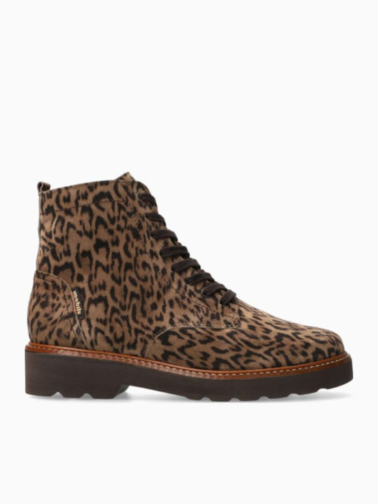 Mephisto Leder Stiefeletten Damen Braun