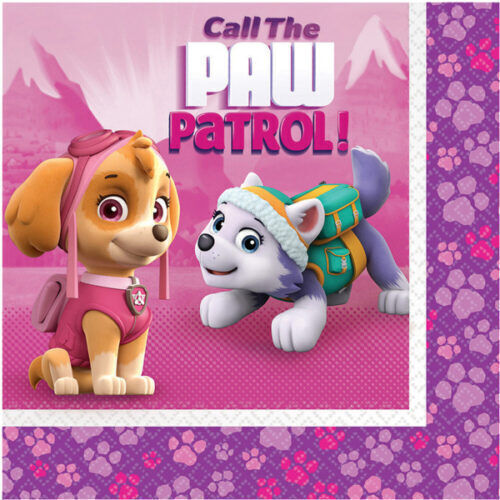 Парти Салфетки Paw Patrol Момиче 20 Бройки