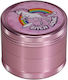 Grinder Grinder 50mm Aluminum Design Bitch Bong Pink 4 Parts