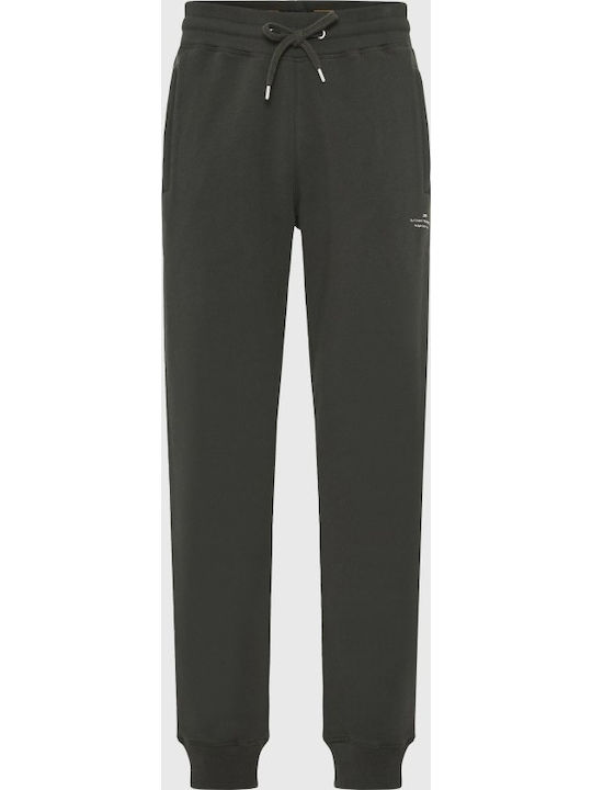 Funky Buddha Sweatpants with Elastic Khaki