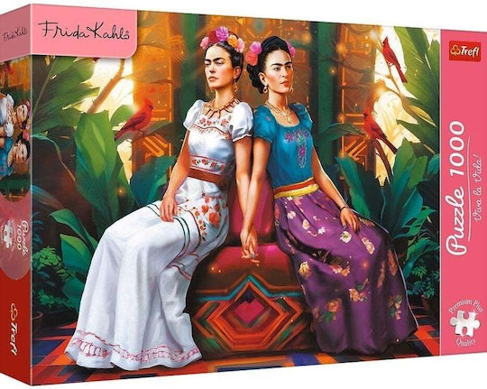 Frida Kahlo: Two Faces Puzzle 2D 1000buc