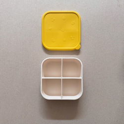 Noknok Snackbox Silicone Food Container 4 Compa...