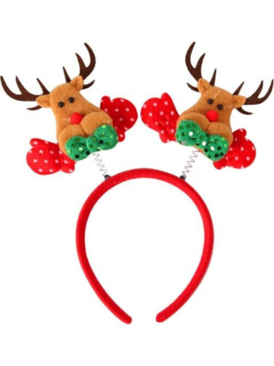 Dekoratives Stirnband Flippy Weihnachtsmuster 12 X 25 Cm Rentier Design Einheitsgröße Mehrfarbig