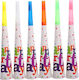Set 6 Blowers Flippy Happy Birthday Collection 20 Cm Cardboard Multicolor