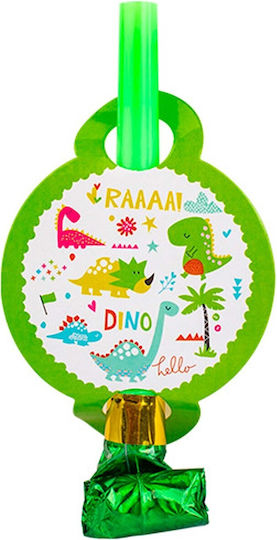 Set 6 Bläser Flippy Dino Park Sammlung 12 x 7 cm Aus Karton Kunststoff Papier Mehrfarbig