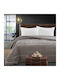 Beauty Home Комбинирано Одеяло Полу-двойно 180x240см Сиво 12655ПМХД 300 GSM