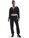 Dri-Fit Cropped Women's Hoodie Sweatshirt Black