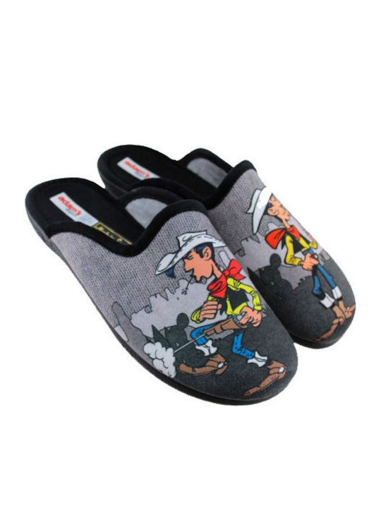 Lucky Luke Men's Slipper Black