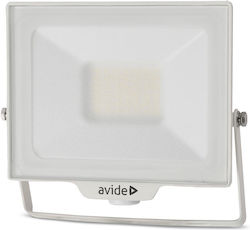 Avide Προβολέας 30W Στεγανός 4000K